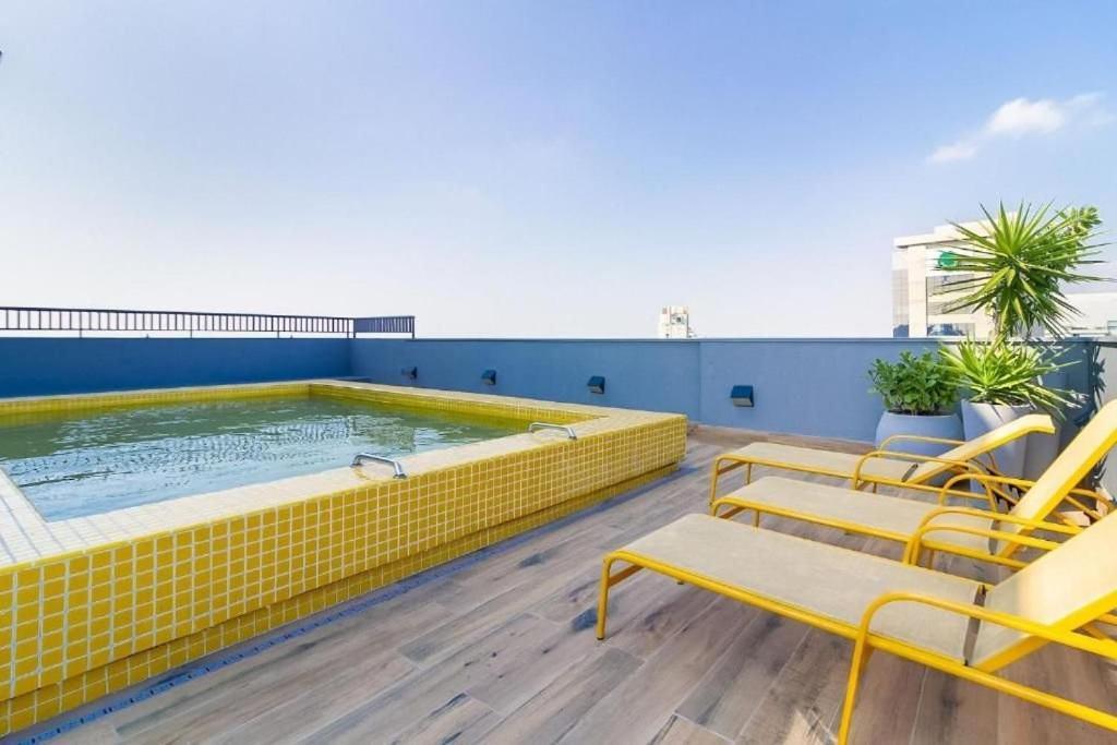 Oasis Urbano: Studio Deslumbrante Com Piscina Na Cobertura By Dabra House- Vn 03 Sao Paulo Exterior foto